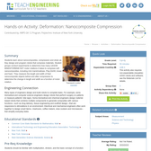 Deformation: Nanocomposite Compression