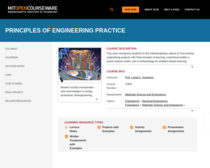 Principles of Engineering Practice