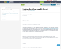 Problem Based Learning (Art Issue)