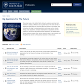 Big Questions For The Future Lecture Series