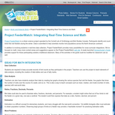 Project FeederWatch: Integrating Real-Time Science and Math