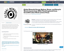 Global Nomads Group: Reduce, Reuse, and Recycle Waste Curriculum With Thad Copeland from GrowNYC (One Week Lesson Plan)