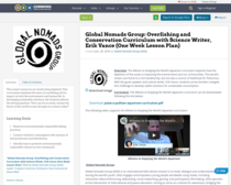 Global Nomads Group: Overfishing and Conservation Curriculum with Science Writer, Erik Vance (One Week Lesson Plan)