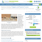 Polygons and Popsicle Trusses