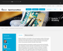 Fundamentals of Quantum Information