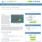 Oil Spill Cleanup