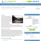Soil Contamination in Rivers