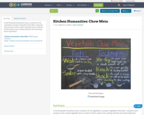 Kitchen Humanities: Chow Mein
