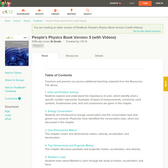 People's Physics Book, Version 3 (with Videos)
