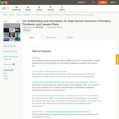Modeling and Simulation for High School Teachers: Principles, Problems, and Lesson Plans