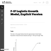 Logistic Growth Model, Explicit Version