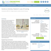 Newton's Law of Cooling